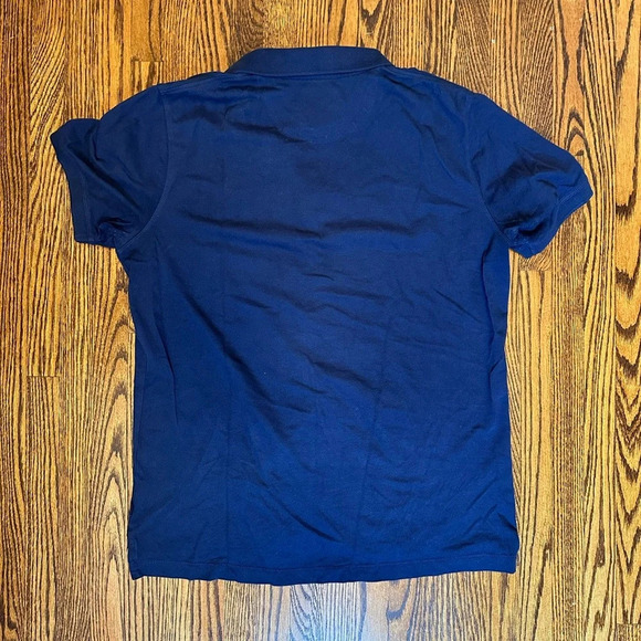 Denver Hayes Modern Fit Polo Sz M Navy Blue - Picture 4 of 4